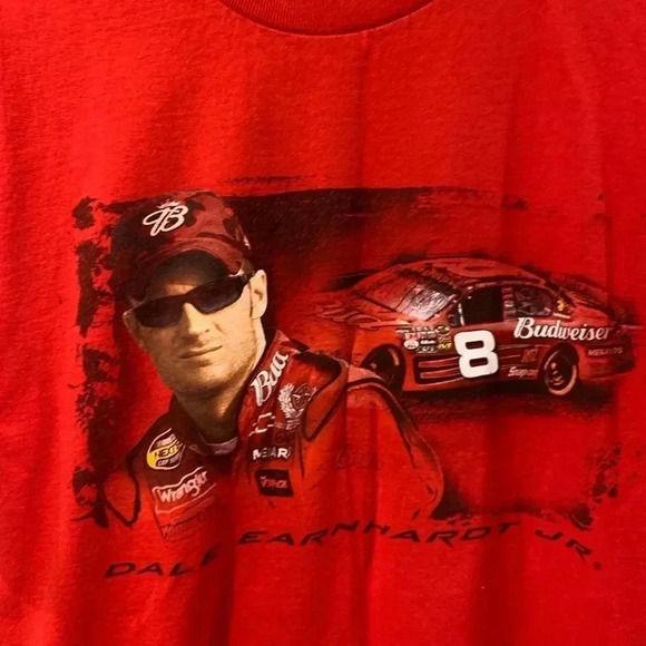 Vtg. Dale Earnhardt Jr. Budweiser T-Shirt - Chase  Authentics - Picture 4 of 6
